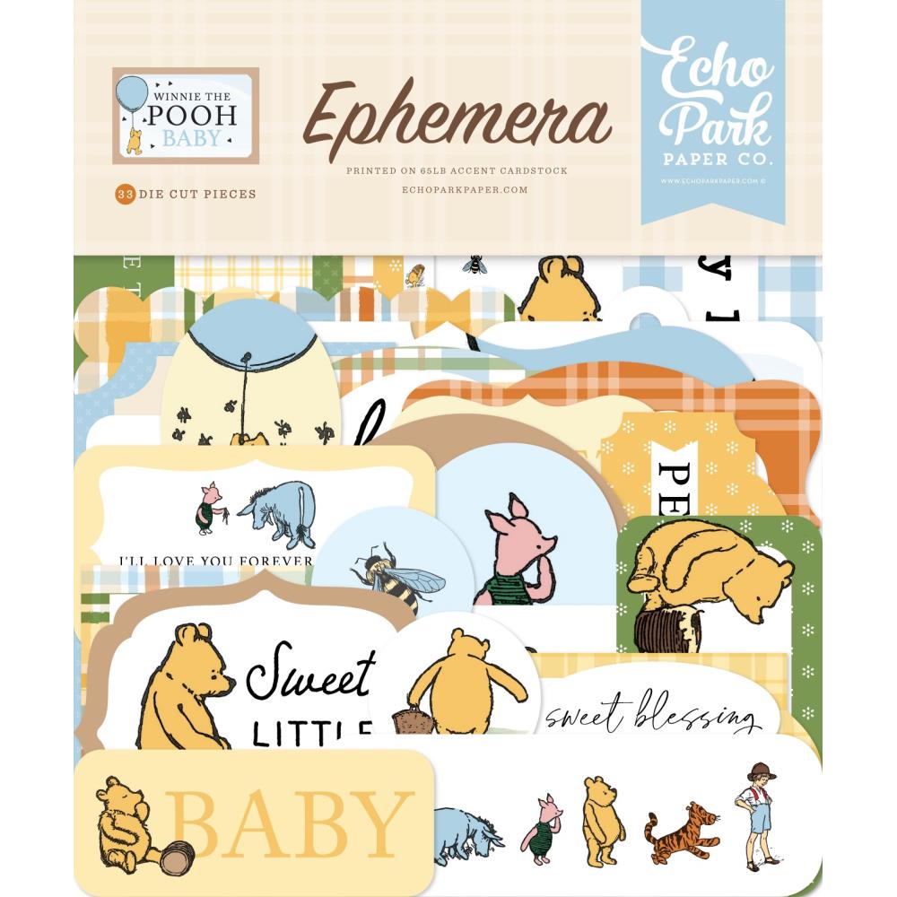 Echo Park Winnie The Pooh Baby Ephemera wpb442024