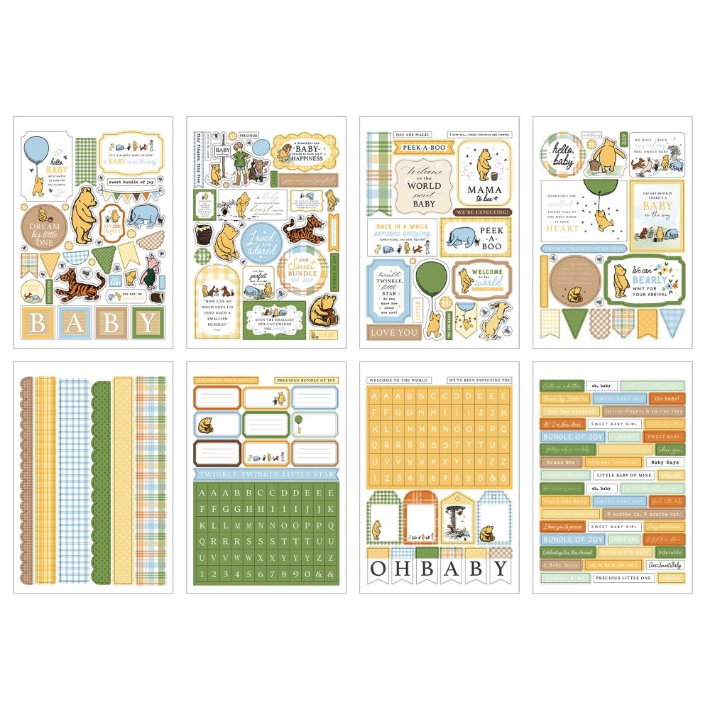 Echo Park Winnie The Pooh Baby Sticker Book wpb442029 Alternate View