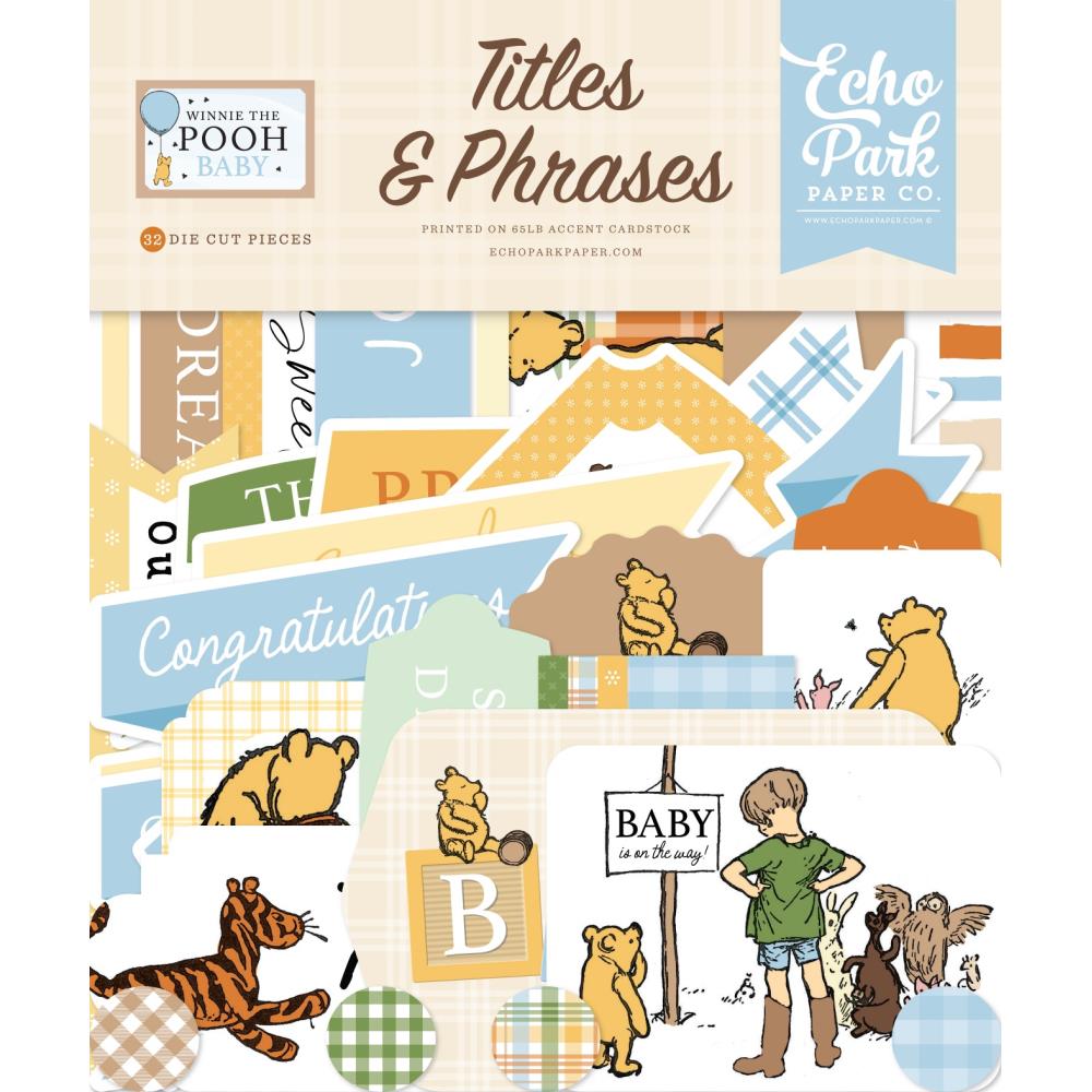 Echo Park Winnie The Pooh Baby Titles And Phrases wpb442032