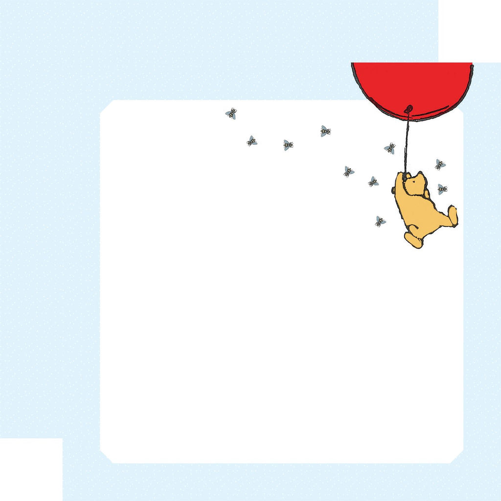 Echo Park Winnie The Pooh Page Frames 12 x 12 Collection Kit wpf489016 Balloon Flying