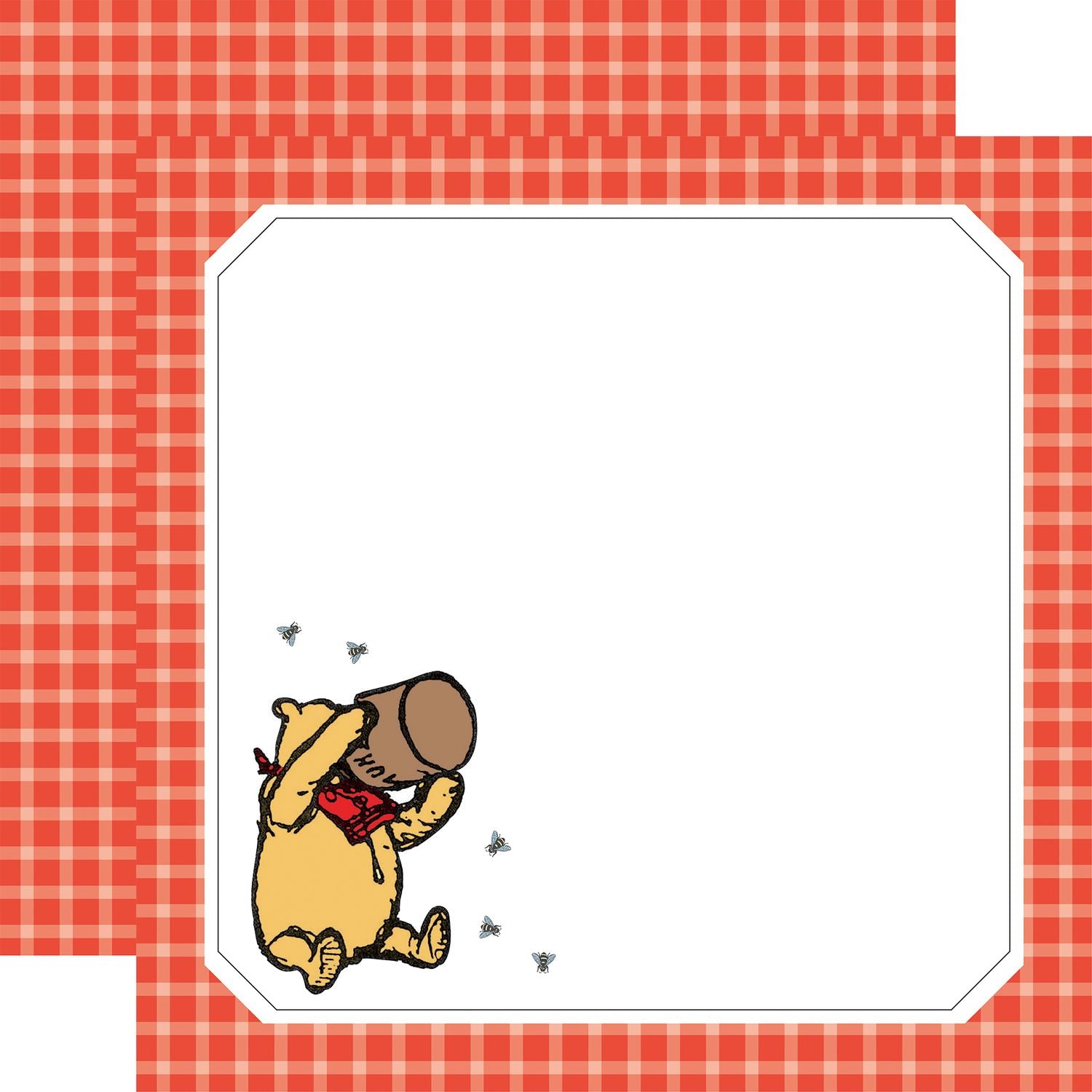 Echo Park Winnie The Pooh Page Frames 12 x 12 Collection Kit wpf489016 Honey