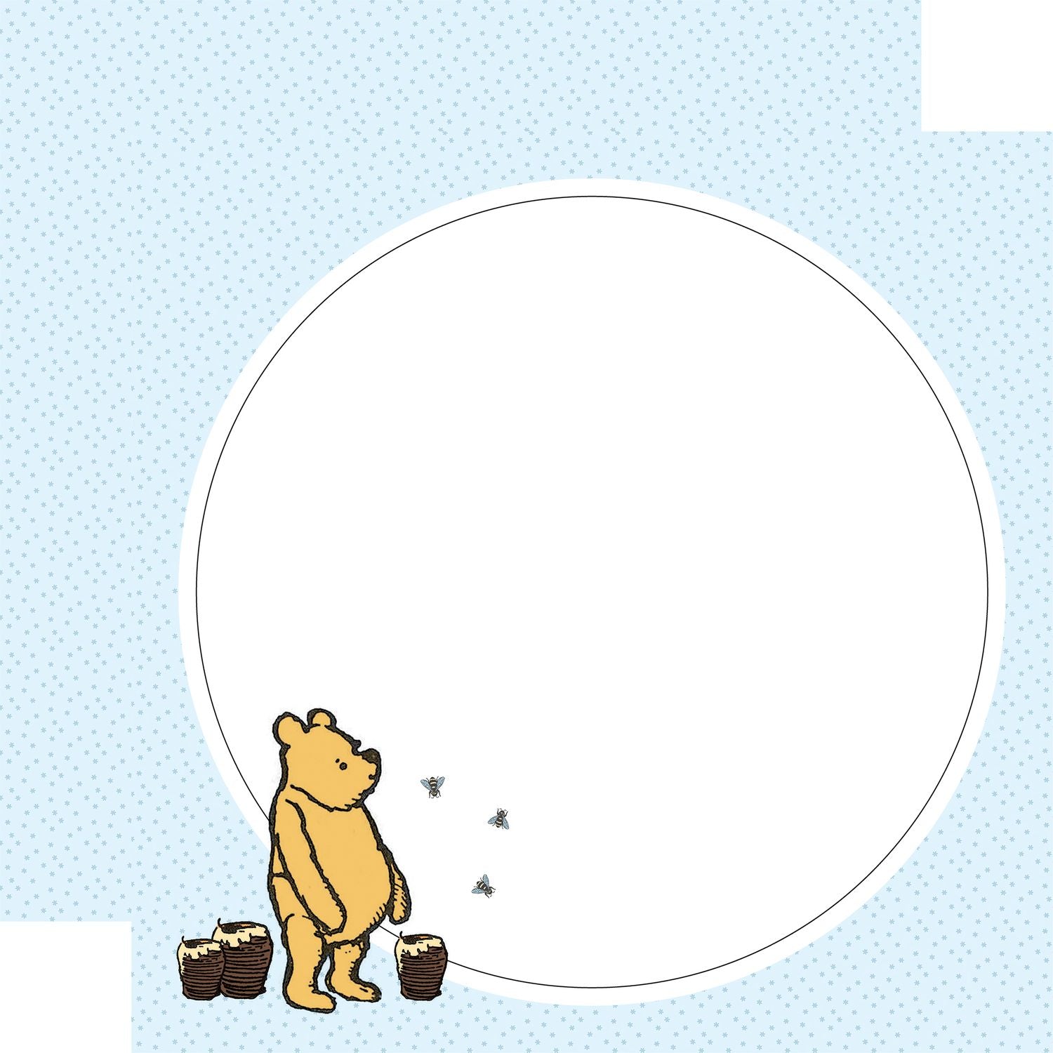 Echo Park Winnie The Pooh Page Frames 12 x 12 Collection Kit wpf489016 Honey Jars
