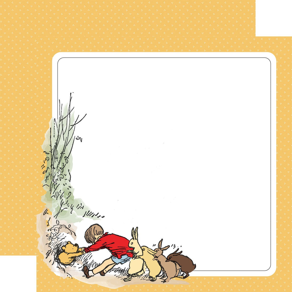 Echo Park Winnie The Pooh Page Frames 12 x 12 Collection Kit wpf489016 Story Book Images