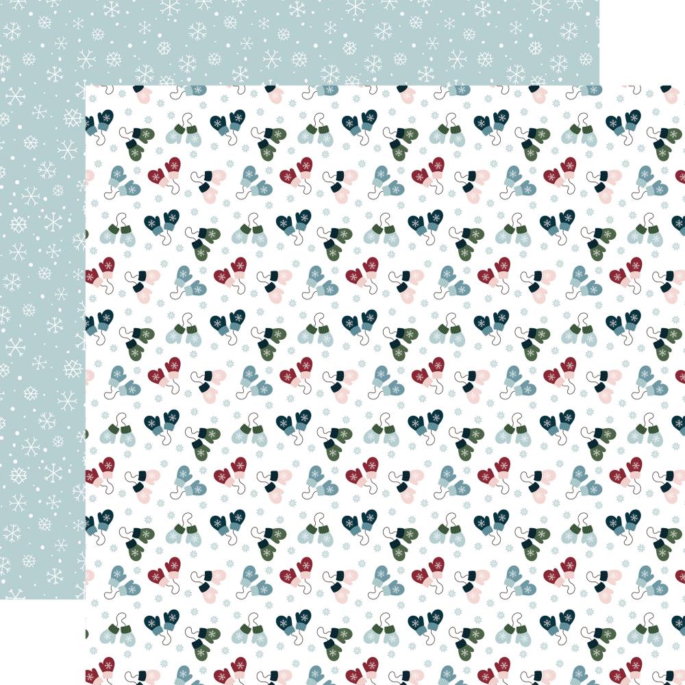 Echo Park Winter Fun 12 x 12 Collection Kit wf468016 Snow Fun Mittens