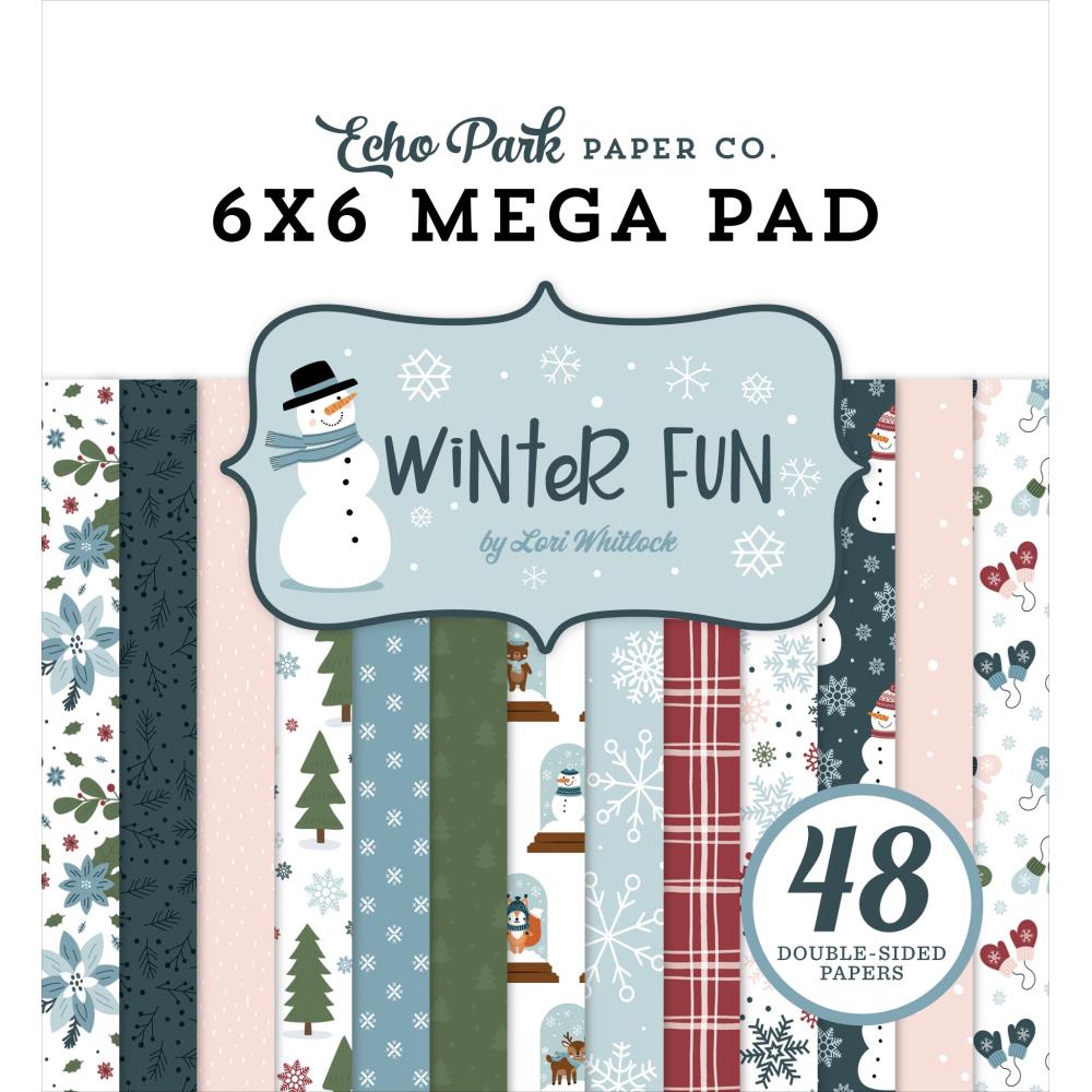 Echo Park Winter Fun 6 x 6 Mega Paper Pad wf468031