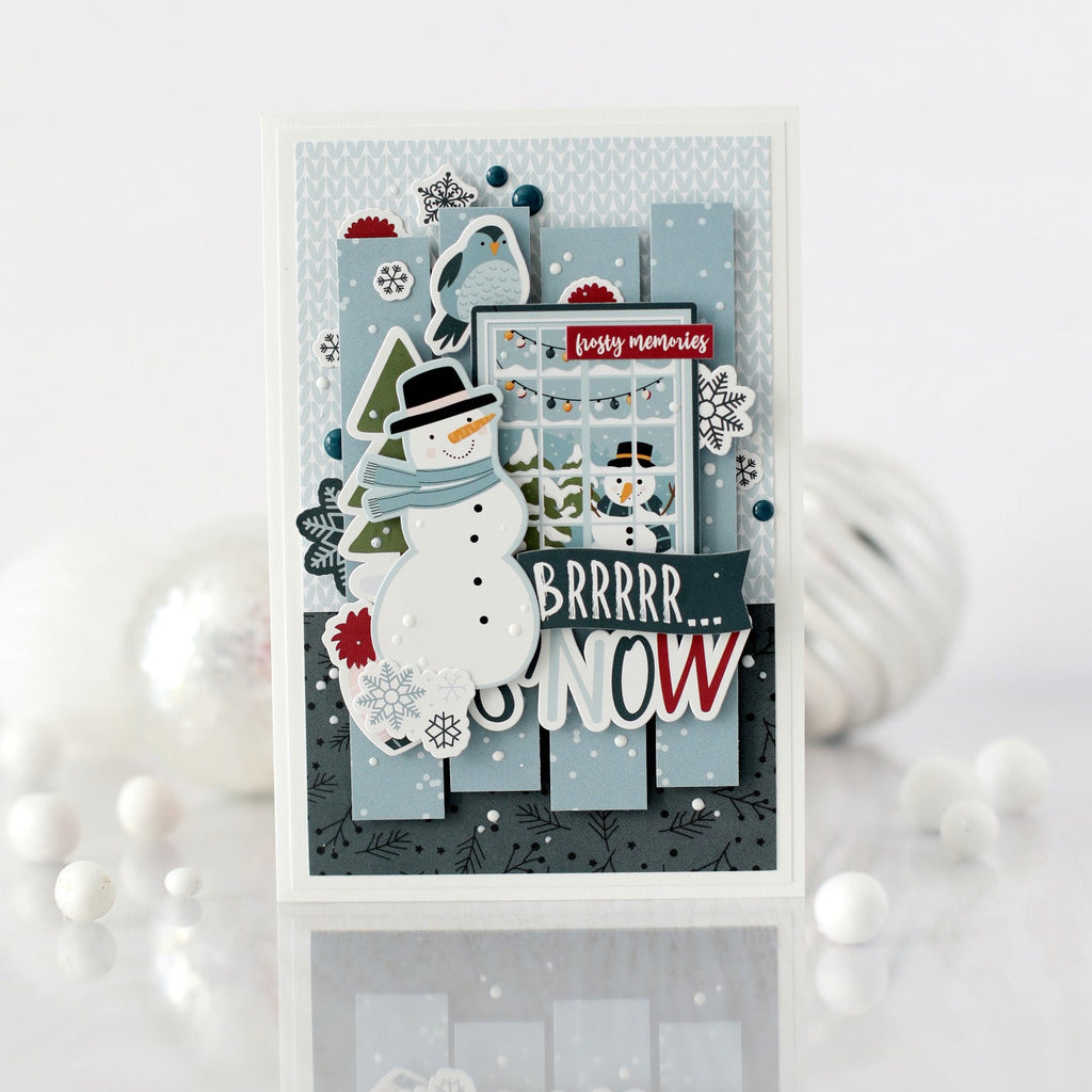 Echo Park Winter Fun 6 x 6 Mega Paper Pad wf468031 Frosty Memories Card