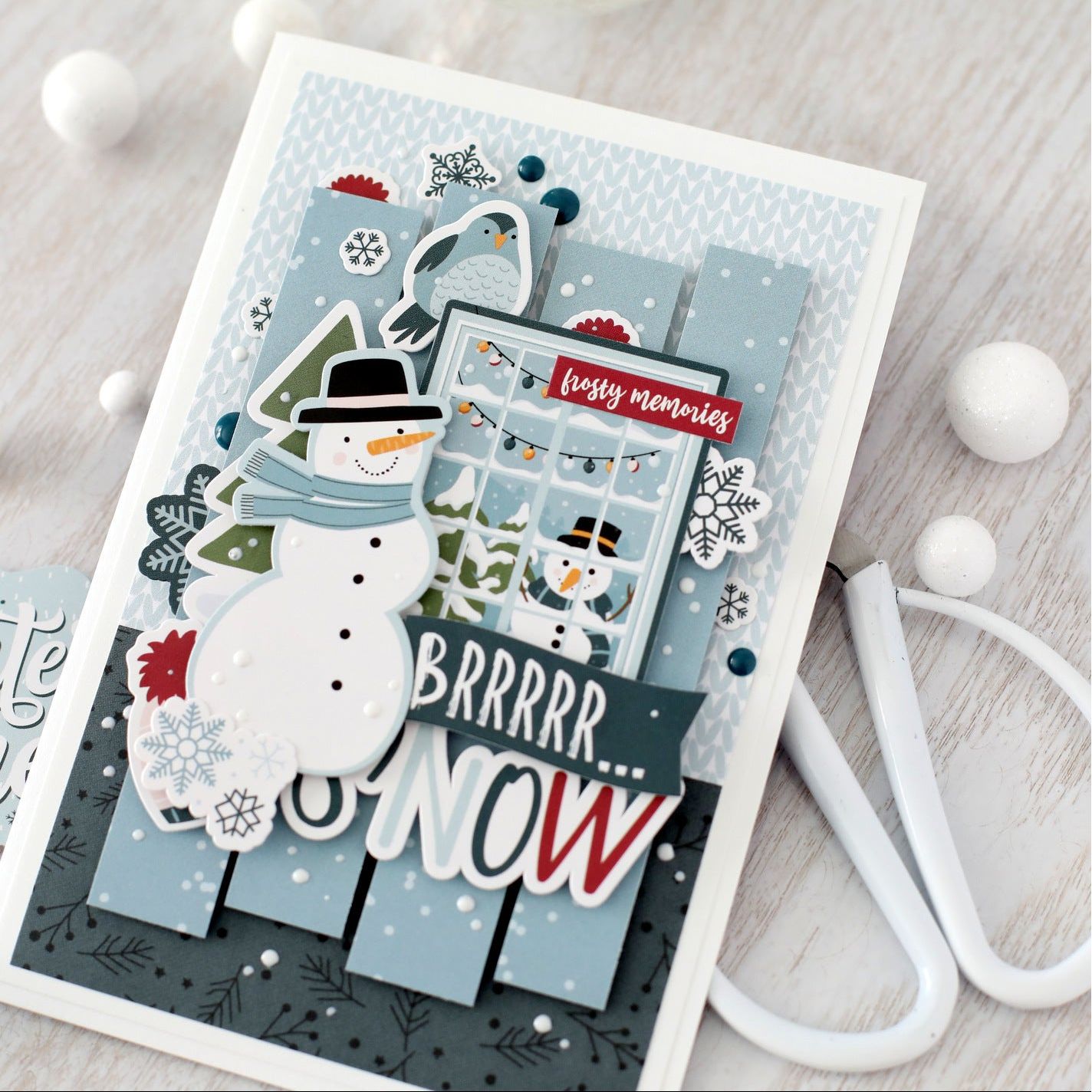 Echo Park Winter Fun 6 x 6 Paper Pad wf468023 Frosty Memories Card