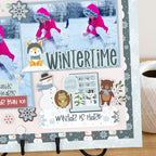 Echo Park Winter Fun Ephemera wf468024 Wintertime Layout
