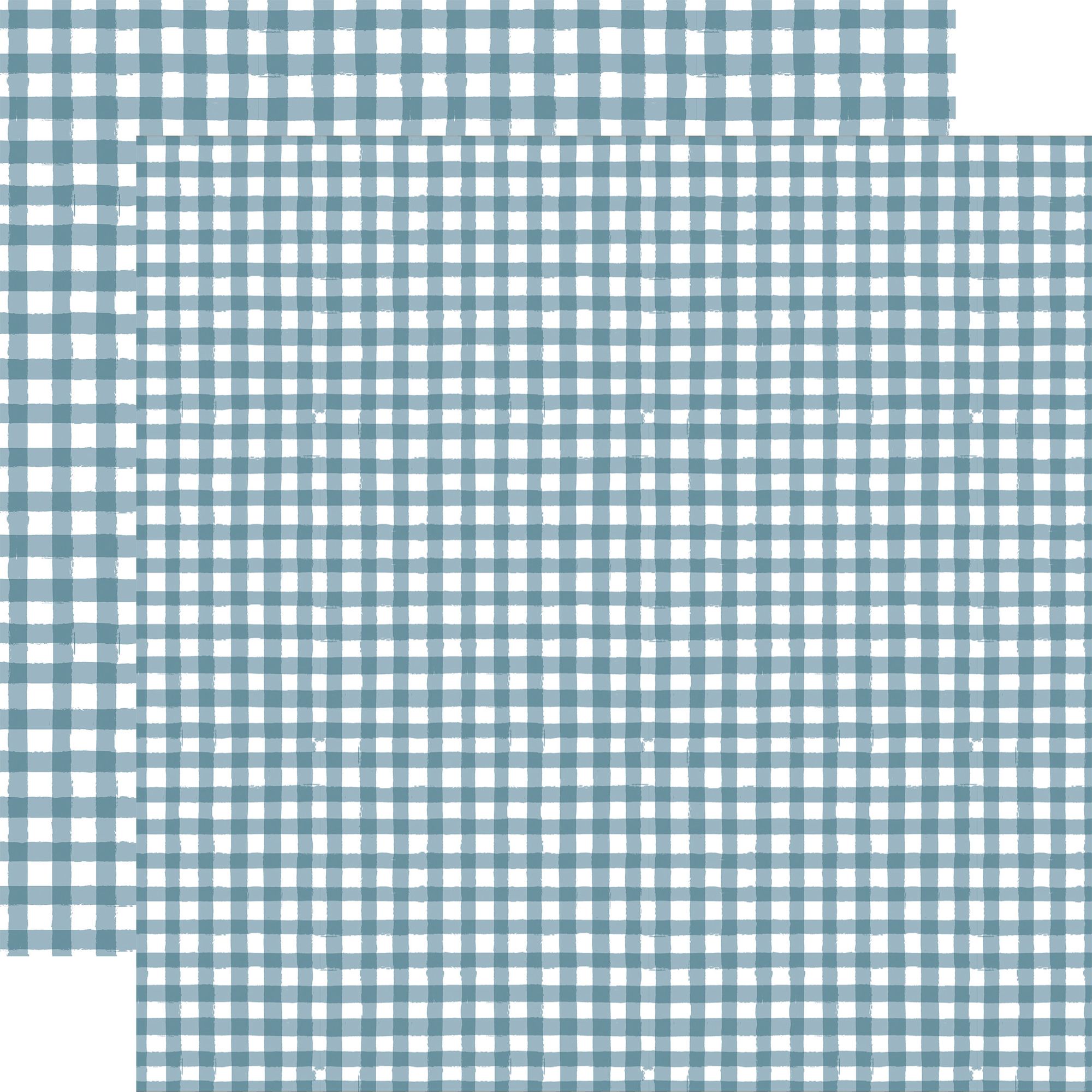Echo Park Winter Watercolor Gingham 12 x 12 Collection Kit wgw523016 Cornflower