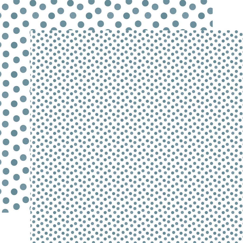 Echo Park Winter Watercolor Polka Dots 12 x 12 Collection Kit wdw536016 Cornflower