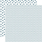 Echo Park Winter Watercolor Polka Dots 12 x 12 Collection Kit wdw536016 Cornflower