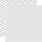 Echo Park Winter Watercolor Polka Dots 12 x 12 Collection Kit wdw536016 Light Gray