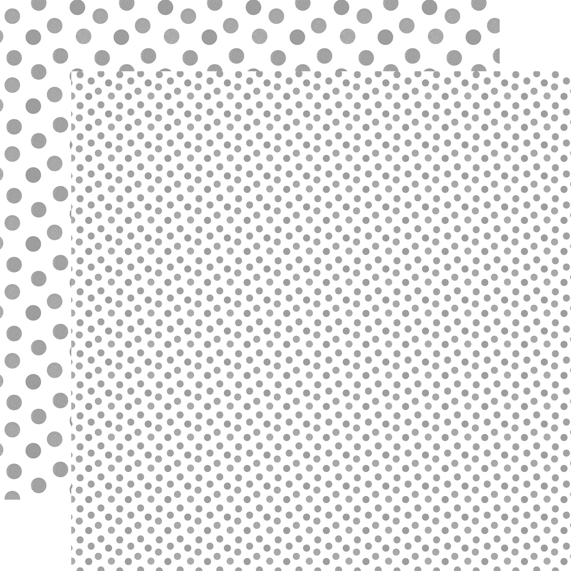 Echo Park Winter Watercolor Polka Dots 12 x 12 Collection Kit wdw536016 Light Gray