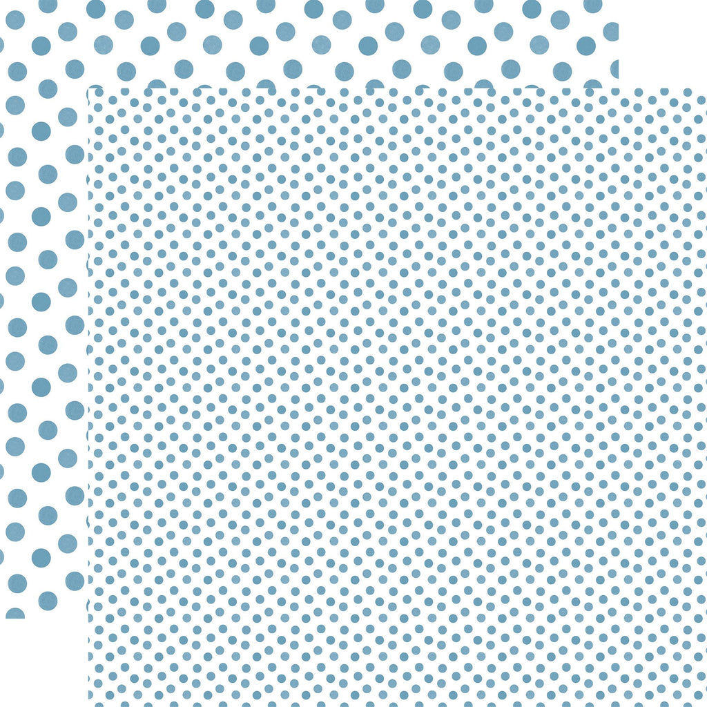 Echo Park Winter Watercolor Polka Dots 12 x 12 Collection Kit wdw536016 Sky