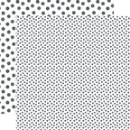 Echo Park Winter Watercolor Polka Dots 12 x 12 Collection Kit wdw536016 Slate