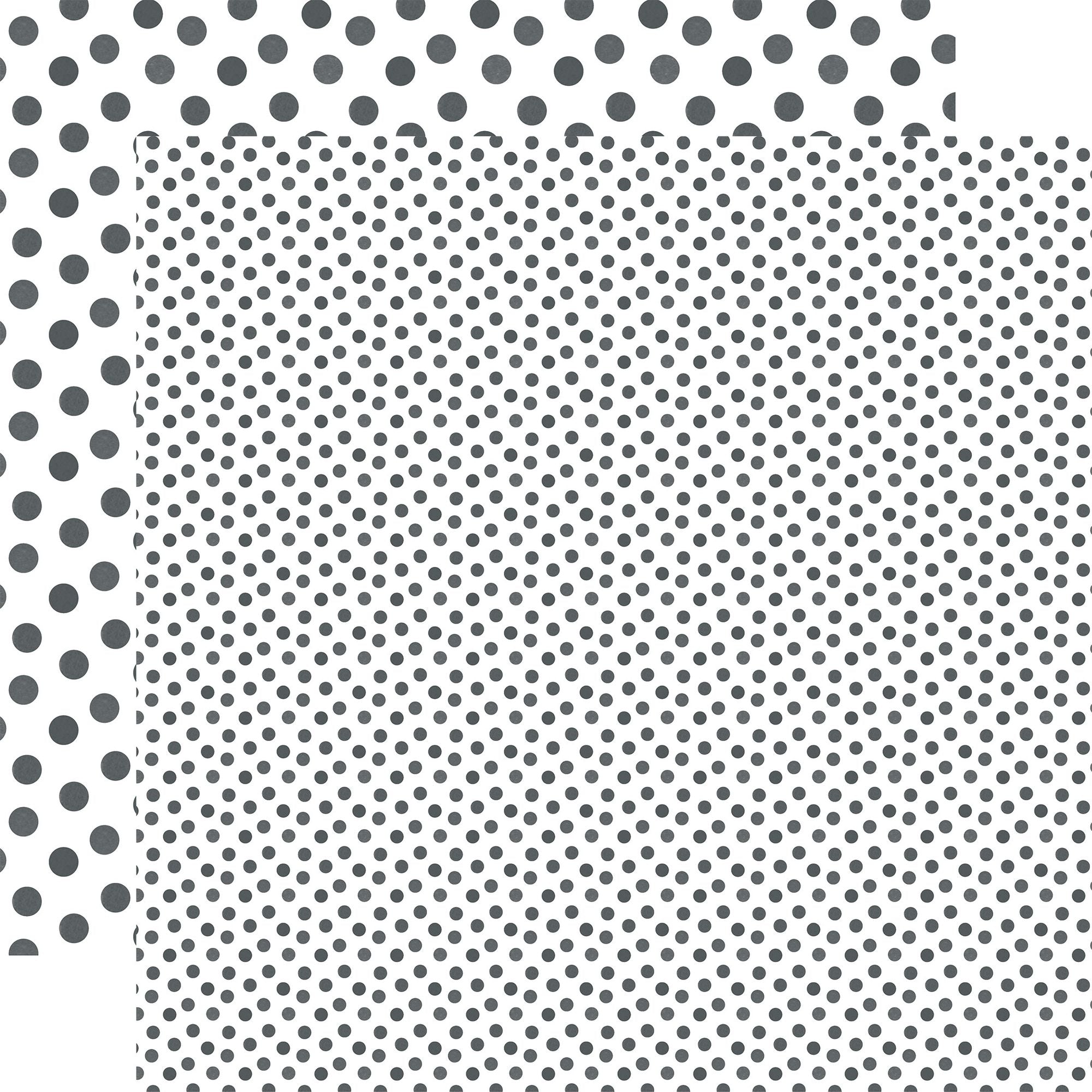 Echo Park Winter Watercolor Polka Dots 12 x 12 Collection Kit wdw536016 Slate