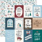 Echo Park Wonderful Winter Days 12 x 12 Collection Kit wwd539016 Journaling Cards