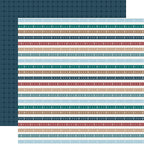 Echo Park Wonderful Winter Days 12 x 12 Collection Kit wwd539016 Snowflake Stripes