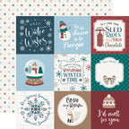 Echo Park Wonderful Winter Days 12 x 12 Collection Kit wwd539016 Tis The Season Sentiments
