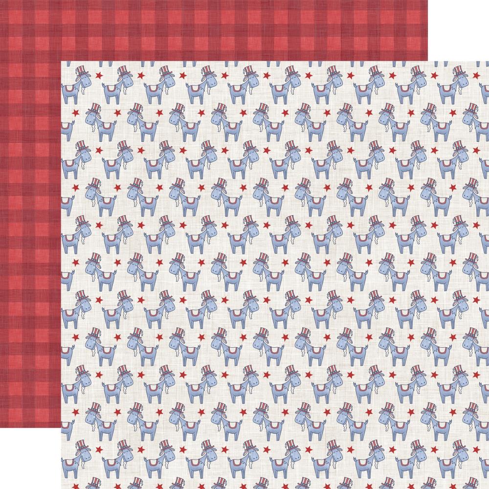 Echo Park Yankee Doodle 12 x 12 Collection Kit yd435016 Fourth Of July Goats
