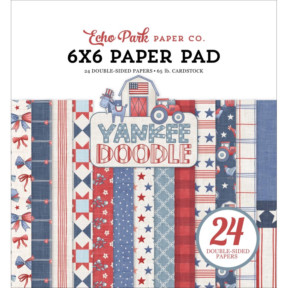 Echo Park Yankee Doodle 6 x 6 Paper Pad yd435023
