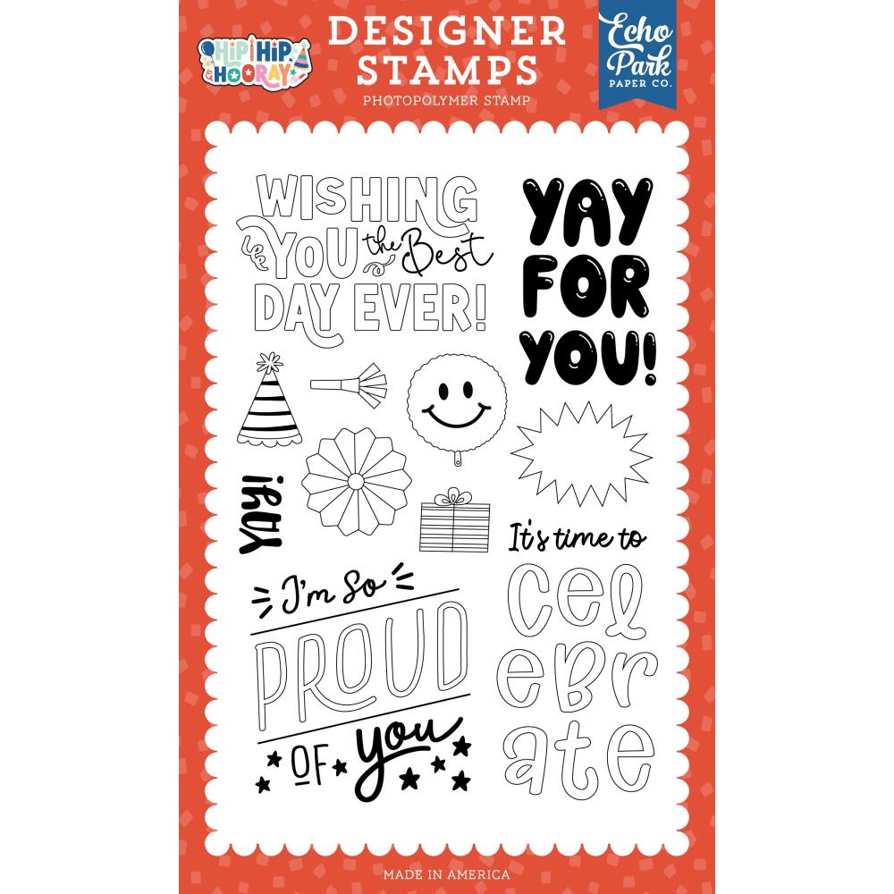 Echo Park Yay For You Clear Stamps hhh409047