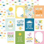 Echo Park You Are My Sunshine 12 x 12 Collection Kit yms482016 3x4 Journaling Cards