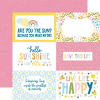 Echo Park You Are My Sunshine 12 x 12 Collection Kit yms482016 6x4 Journaling Cards
