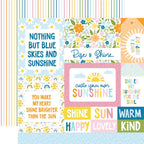 Echo Park You Are My Sunshine 12 x 12 Collection Kit yms482016 Multi Journaling Cards