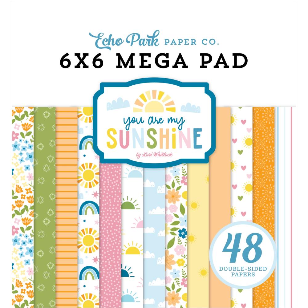Echo Park You Are My Sunshine 6 x 6 Mega Paper Pad yms482031