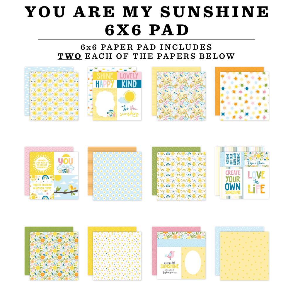 Echo Park You Are My Sunshine 6 x 6 Paper Pad yms482023 Product Image