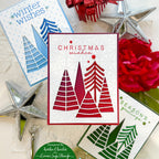 Simon Says Stamp Electric Tree Outlines Wafer Dies s900 All The Joy Christmas Cards