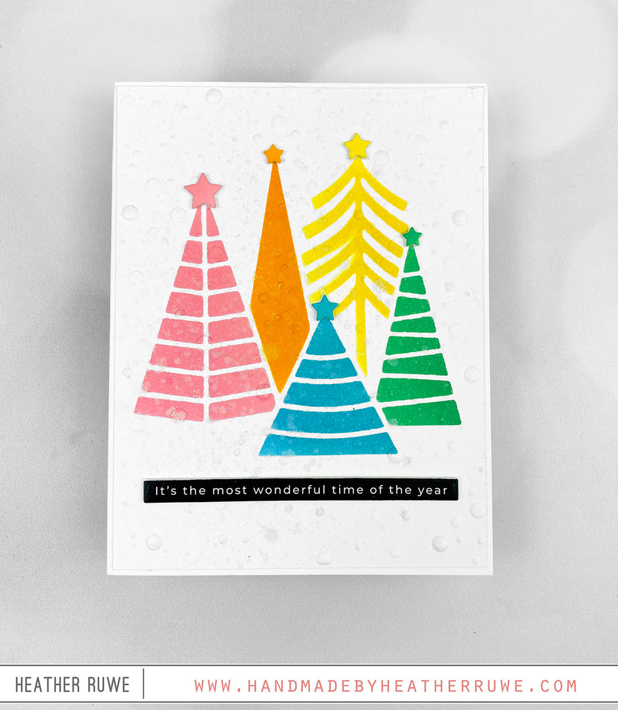 Simon Says Stamp Electric Tree Outlines Wafer Dies s900 All The Joy Christmas Card | color-code:ALT01