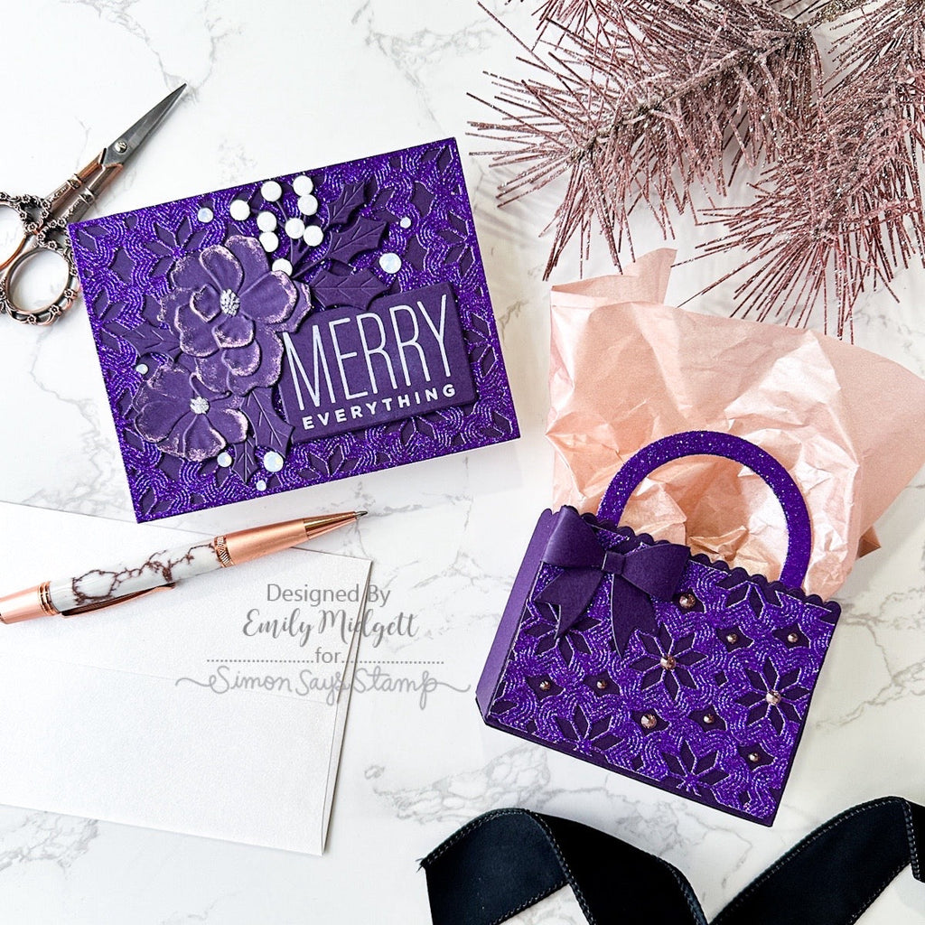 Simon Says Stamp Cardstock 100lb Eggplant sss139 DieCember | color-code:ALT01