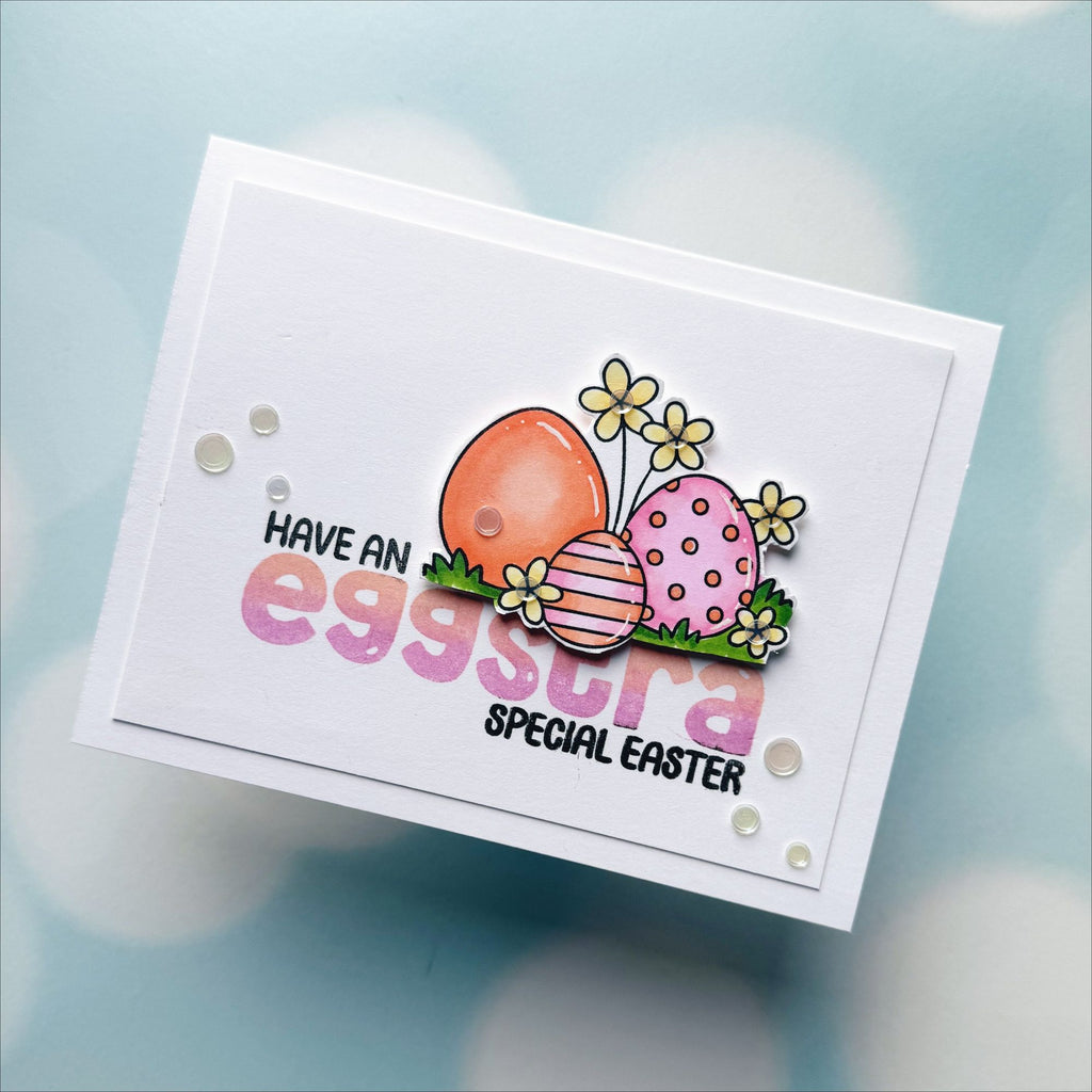 Simon Says Stamps and Dies Eggstra Special set931es Favorite Things Easter Card