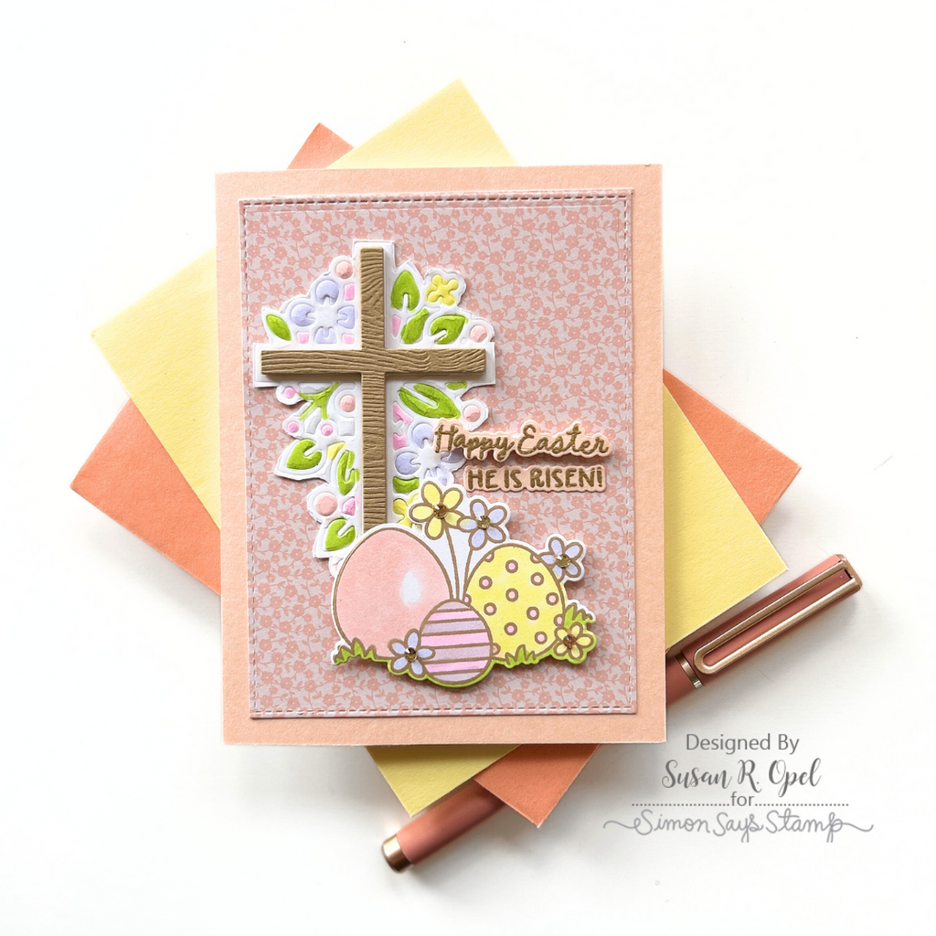 Simon Says Stamps and Dies Eggstra Special set931es Favorite Things Easter Card