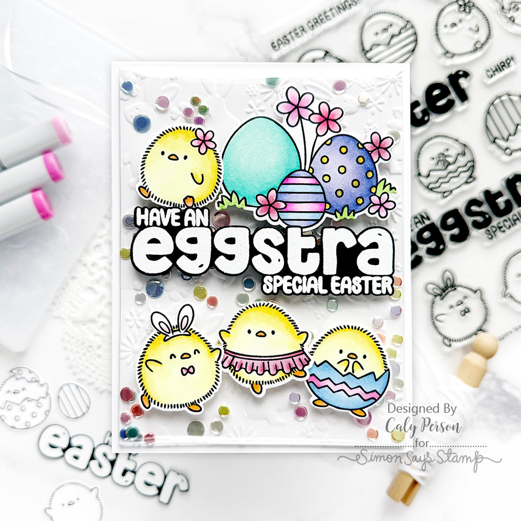 Simon Says Clear Stamps Eggstra Special 2182ssc Favorite Things Easter Card | color-code:ALT09