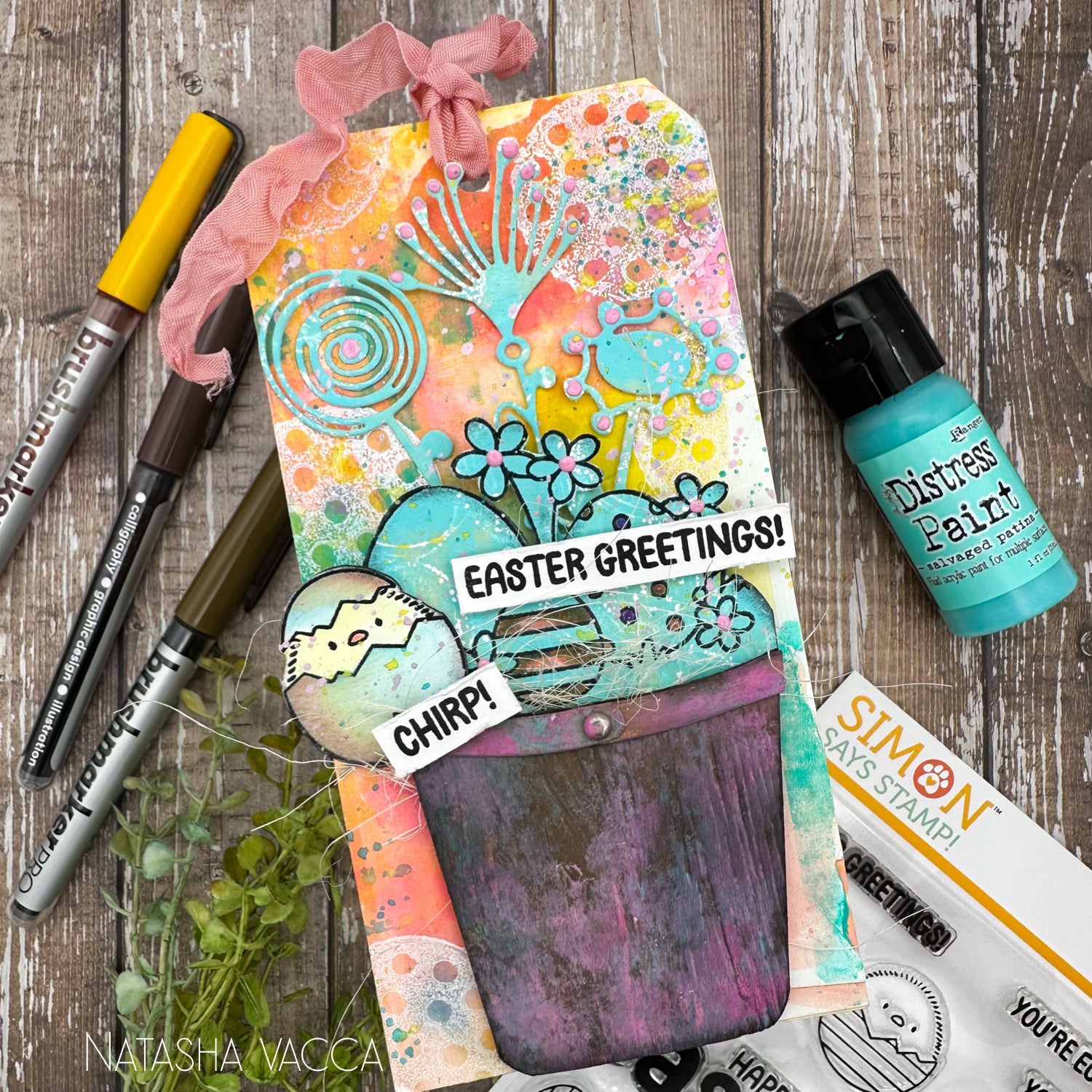 Simon Says Clear Stamps Eggstra Special 2182ssc Favorite Things Easter Tag