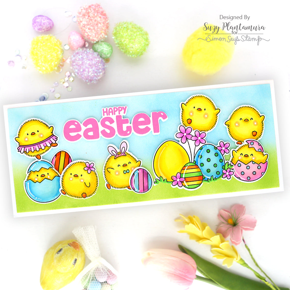 Simon Says Clear Stamps Eggstra Special 2182ssc Favorite Things Easter Card | color-code:ALT01