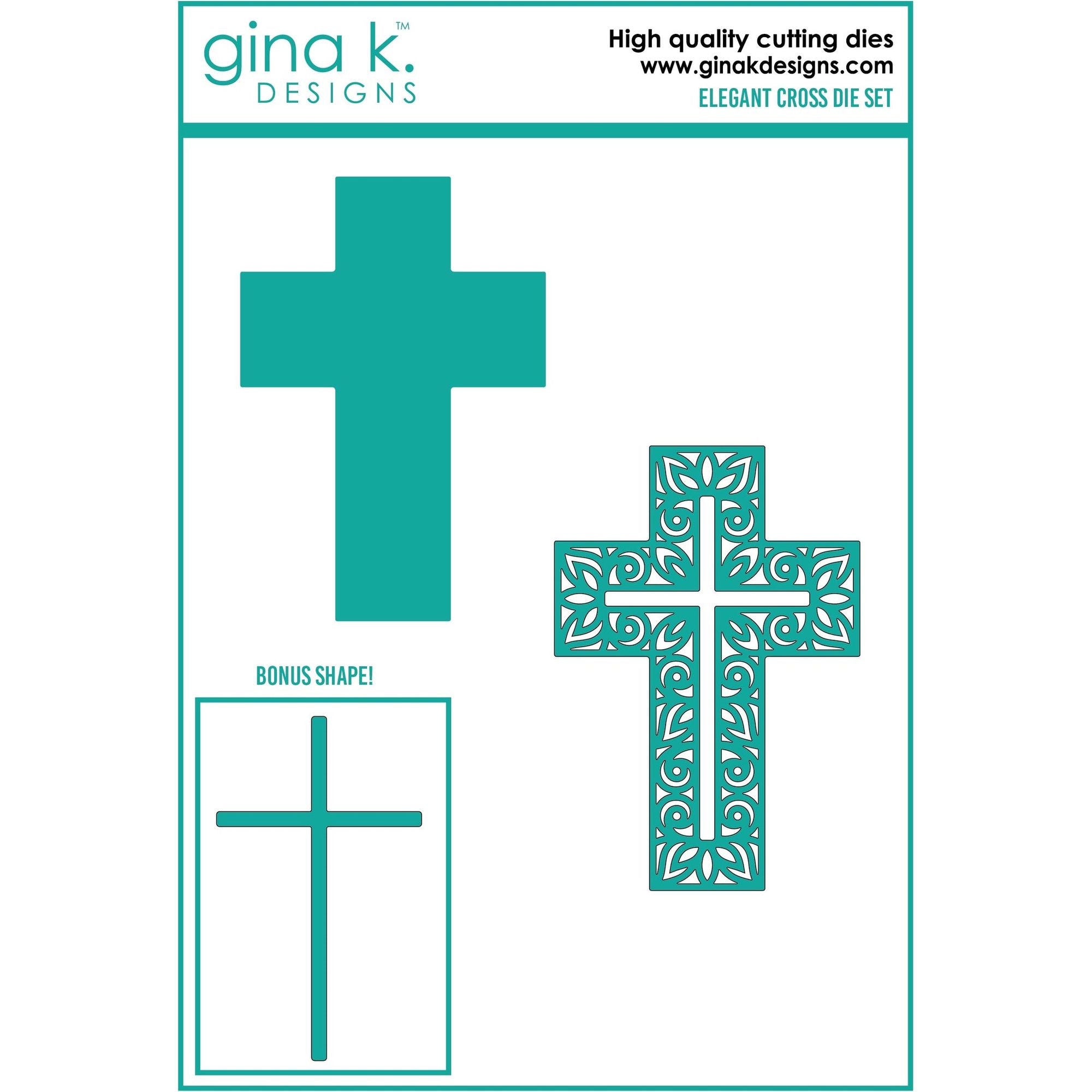 Gina K Designs ELEGANT CROSS Dies die0226