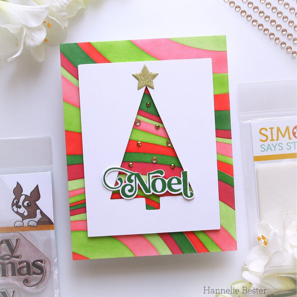 Simon Says Stamps and Dies Elegantly Modern Christmas set666em Stamptember Christmas Card | color-code:ALT01