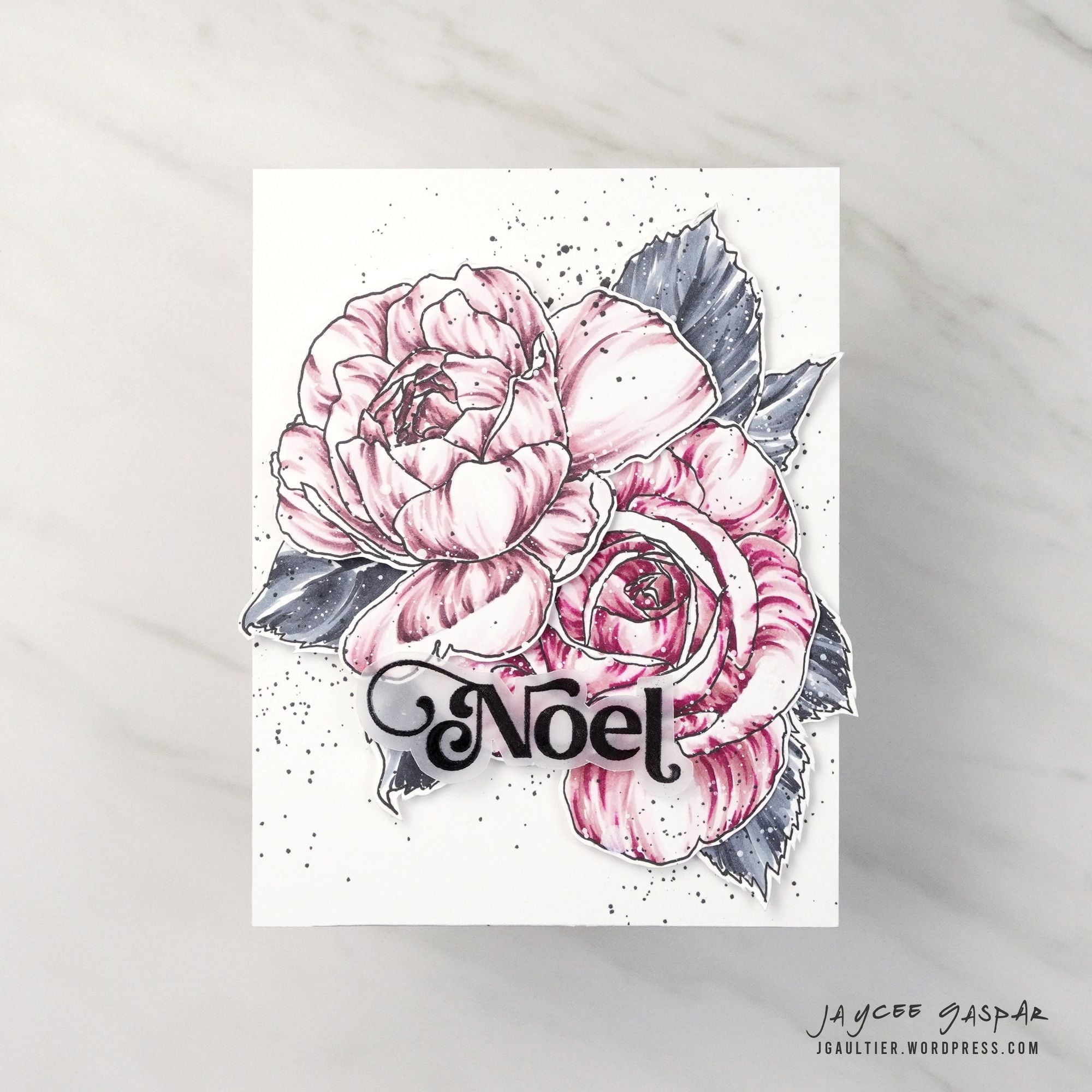 Simon Says Stamps and Dies Elegantly Modern Christmas set666em Stamptember Christmas Card | color-code:ALT04