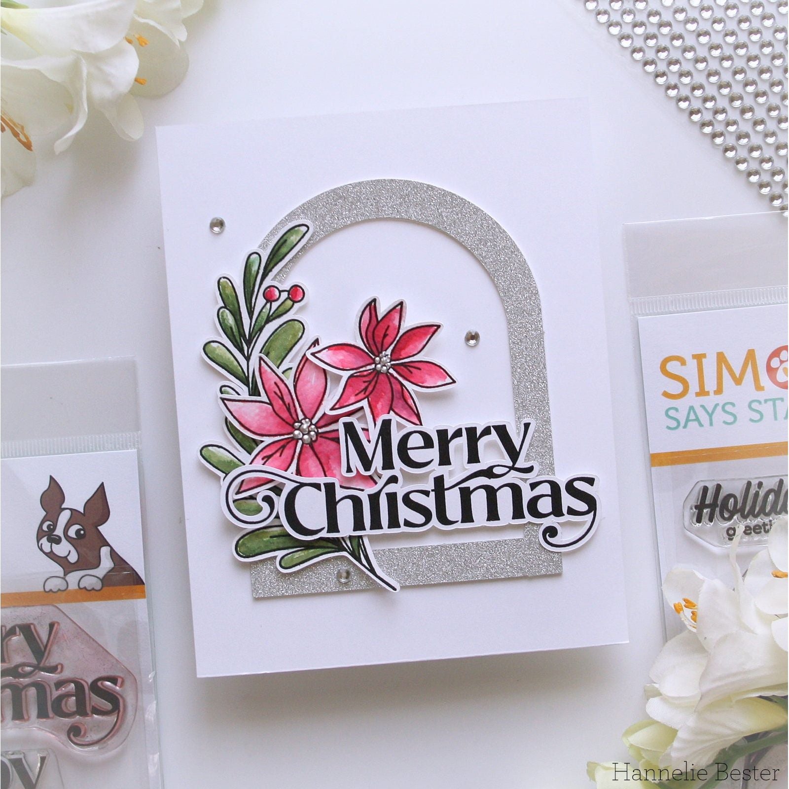 Simon Says Clear Stamps Elegantly Modern Christmas sss302744c Stamptember Christmas Card | color-code:ALT01