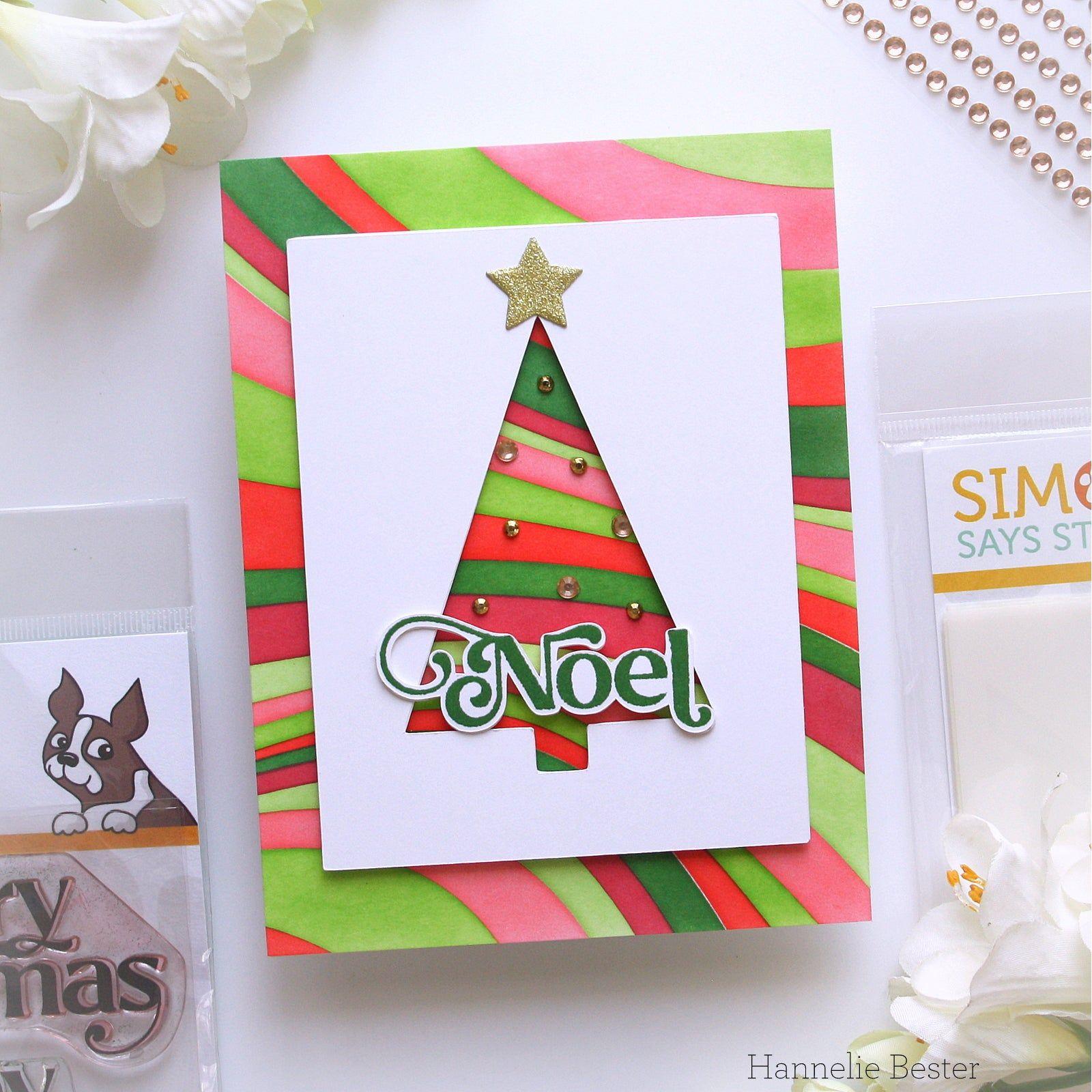 Simon Says Clear Stamps Elegantly Modern Christmas sss302744c Stamptember Christmas Card | color-code:ALT02