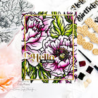 Simon Says Stamp Elegantly Modern Greetings Wafer Dies sssd112830c Dear Friend Hello Card | color-code:ALT05
