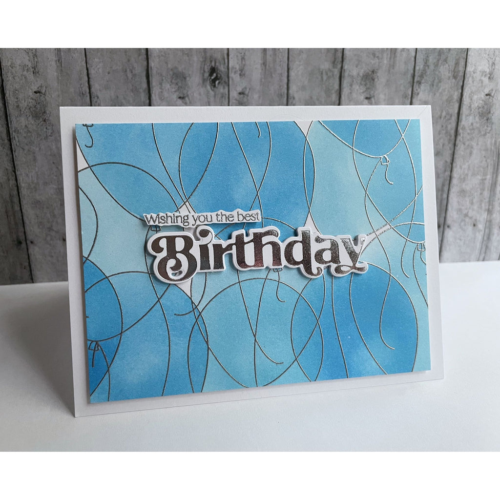 Simon Says Stamp Elegantly Modern Greetings Wafer Dies sssd112830c Dear Friend Thanks Card | color-code:ALT08