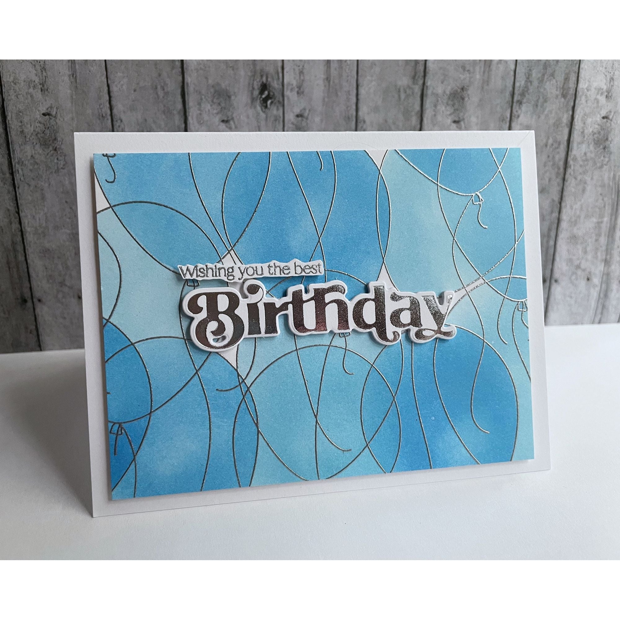 Simon Says Stamp Elegantly Modern Greetings Wafer Dies sssd112830c Dear Friend Thanks Card | color-code:ALT08