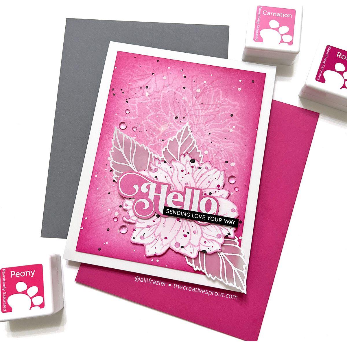 Simon Says Clear Stamp Elegantly Modern Greetings sss302702c Dear Friend Hello Card | color-code:ALT01