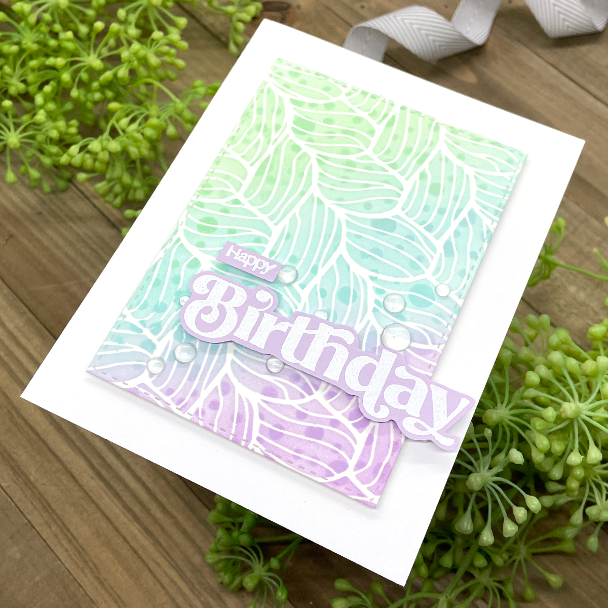 Simon Says Clear Stamp Elegantly Modern Greetings sss302702c Dear Friend