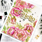 Simon Says Stamp And Dies Elegantly Modern Greetings set634em Dear Friend Hello Card | color-code:ALT04